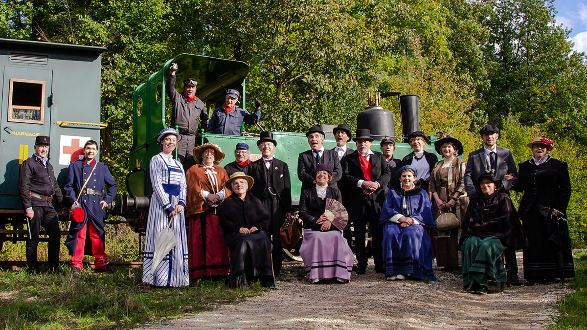 L'association - La Suzanne - Le train touristique de la Voie Sacrée à ...