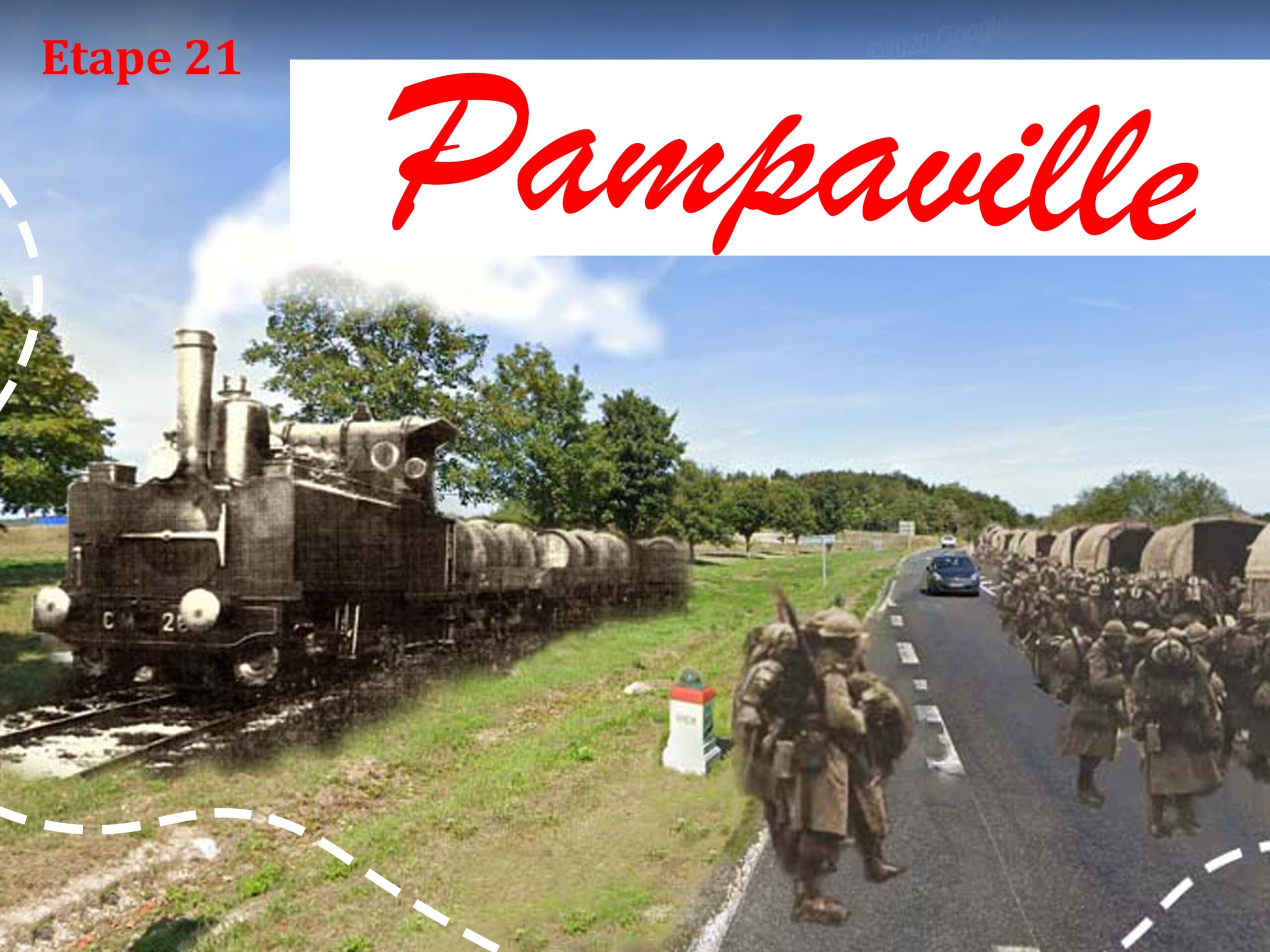 Étape 21 : Pampaville - La Suzanne - Le train touristique de la Voie ...