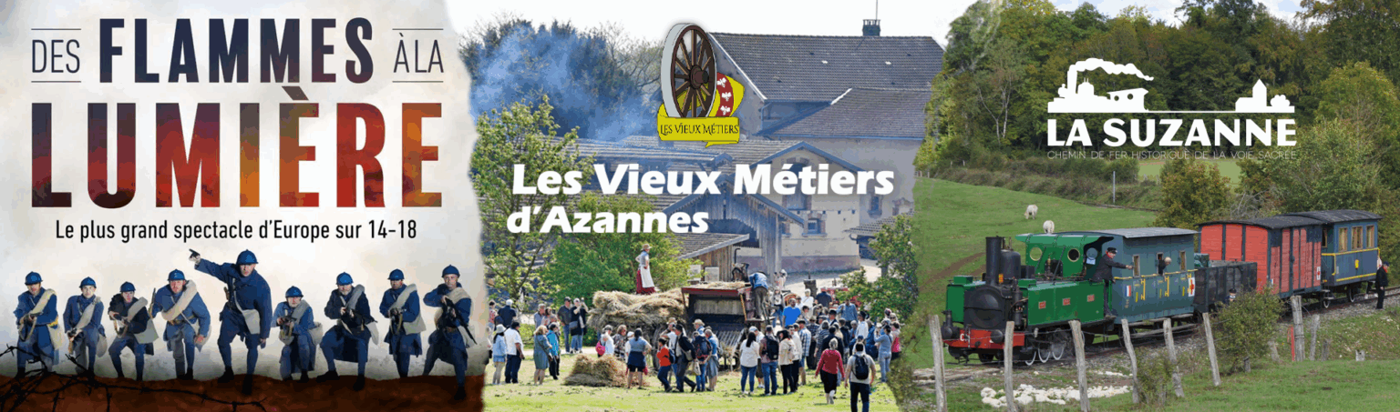 Accueil - La Suzanne - Le train touristique de la Voie Sacrée à Bar-le-Duc